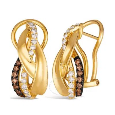 Le Vian Ladies Bold Gold Earrings Set In 14k Honey Gold