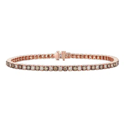 Le Vian Ladies Bracelets Bracelets Set In 14k Strawberry Gold