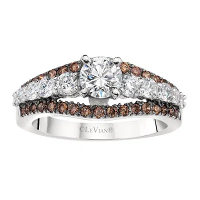 Le Vian Ladies Bridal Rings Set In 14k Vanilla Gold In Metallic