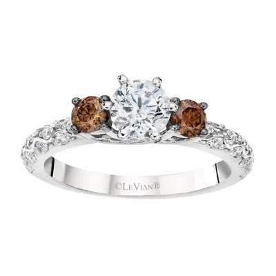 Le Vian Ladies Bridal Rings Set In 14k Vanilla Gold In Multi