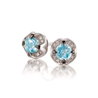 Le Vian Ladies Buttons Earrings Set In 14k Vanilla Gold In White