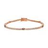 Le Vian Ladies Chocolate And Nude Bracelets Set In 14k Strawberry Gold In Gold