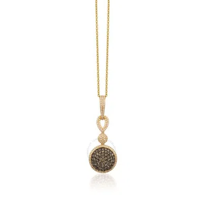 Le Vian Ladies Chocolate Diamond Necklaces Set In 14k Honey Gold In Yellow
