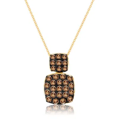 Le Vian Ladies Chocolate Diamond Necklaces Set In 14k Honey Gold In Yellow