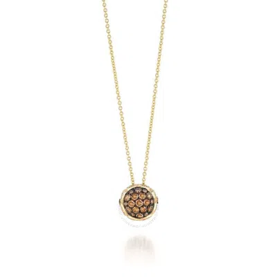 Le Vian Ladies Chocolate Diamond Necklaces Set In 14k Honey Gold In Yellow