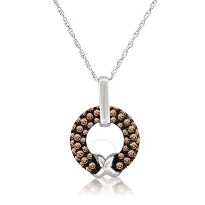 Le Vian Ladies Chocolate Diamond Necklaces Set In 14k Vanilla Gold In White