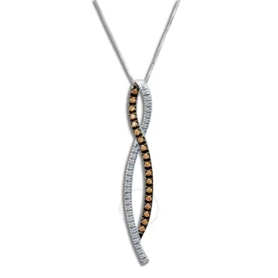 Le Vian Ladies Chocolate Diamond Necklaces Set In 14k Vanilla Gold In White