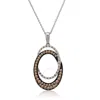 Le Vian Ladies Chocolate Diamond Necklaces Set In 14k Vanilla Gold In White