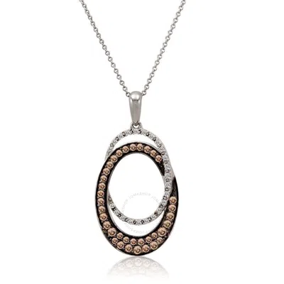 Le Vian Ladies Chocolate Diamond Necklaces Set In 14k Vanilla Gold In White