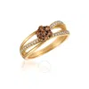 Le Vian Ladies Chocolate Diamond Rings Set In 14k Honey Gold In Yellow
