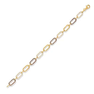 Le Vian Ladies Chocolate Diamonds Bracelets Set In 14k Honey Gold