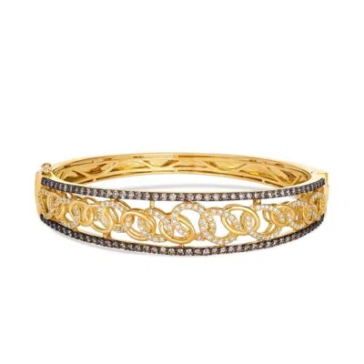 Le Vian Ladies Chocolate Diamonds Bracelets Set In 14k Honey Gold