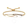 Le Vian Ladies Chocolate Diamonds Fashion Bracelet In 14k Honey Gold In Brown