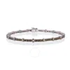 Le Vian Ladies Chocolate Diamonds Fashion Bracelet In 14k Vanilla Gold In Brown