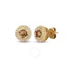 Le Vian 14k 0.77 Ct. Tw. Diamond Earrings In Brown