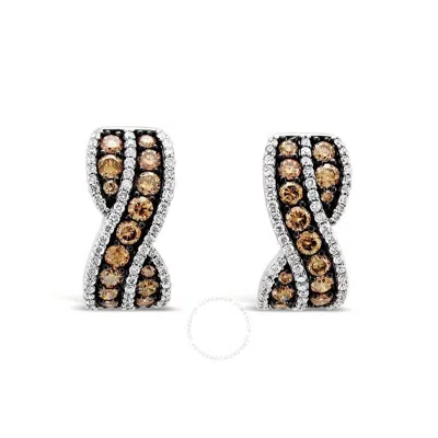 Le Vian Ladies Chocolate Diamonds Fashion Earrings In 14k Vanilla Gold
