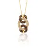 Le Vian Ladies' Chocolate Diamonds Fashion Pendant In 14k Honey Gold In White