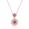 Le Vian Ladies' Chocolate Diamonds Fashion Pendant In 14k Strawberry Gold In Brown
