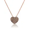 Le Vian Ladies' Chocolate Diamonds Fashion Pendant In 14k Strawberry Gold In Brown