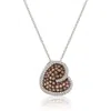 Le Vian Ladies' Chocolate Diamonds Fashion Pendant In 14k Vanilla Gold In Brown