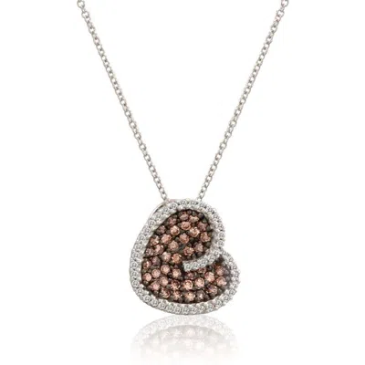 Le Vian Ladies' Chocolate Diamonds Fashion Pendant In 14k Vanilla Gold In Brown