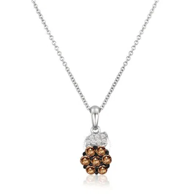 Le Vian Ladies' Chocolate Diamonds Fashion Pendant In 14k Vanilla Gold In Brown