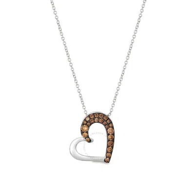 Le Vian Ladies' Chocolate Diamonds Fashion Pendant In 14k Vanilla Gold In Brown