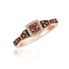 Le Vian Grand Sample Sale 14k Strawberry Gold 0.51 Ct. Tw. Diamond Ring In Brown