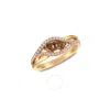 Le Vian Ladies Chocolate Diamonds Fashion Ring In 14k Two Tone In Brown