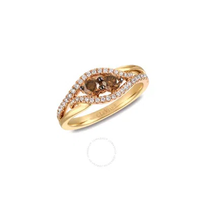 Le Vian Ladies Chocolate Diamonds Fashion Ring In 14k Two Tone In Brown