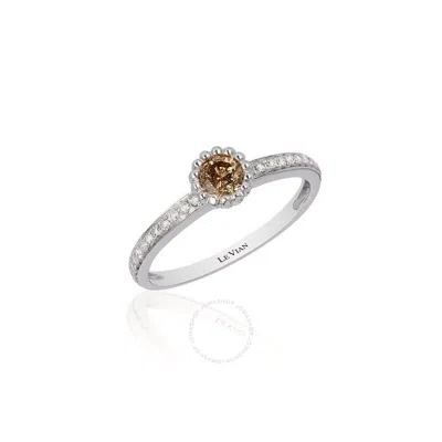 Le Vian Ladies Chocolate Diamonds Fashion Ring In 14k Vanilla Gold In Brown