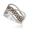 Le Vian Ladies Chocolate Diamonds Fashion Ring In 14k Vanilla Gold In Brown