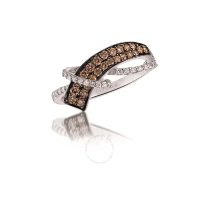 Le Vian Ladies Chocolate Diamonds Fashion Ring In 14k Vanilla Gold In Brown