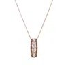 Le Vian Ladies Chocolate Diamonds Necklaces Set In 14k Strawberry Gold In Gold