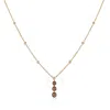 Le Vian Ladies Chocolate Diamonds Necklaces Set In 14k Strawberry Gold In Pink/rose Gold Tone/gold Tone