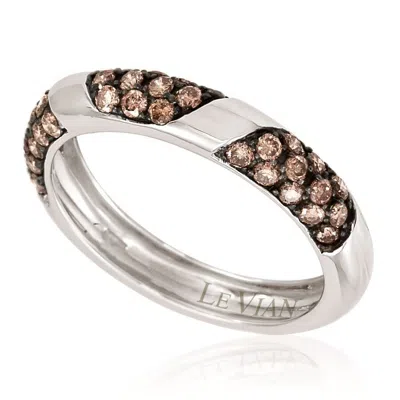 Le Vian Ladies Chocolate Diamonds Rings In 14k Vanilla Gold In Metallic