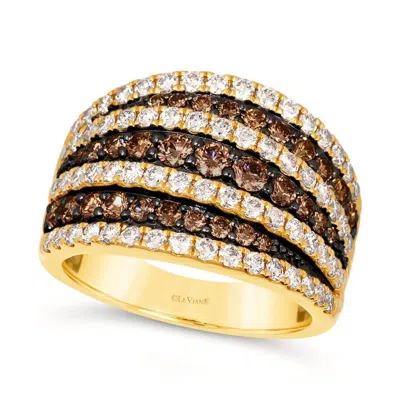 Le Vian Ladies Chocolate Diamonds Rings Set In 14k Honey Gold Tstg 68 In ["yellow"]