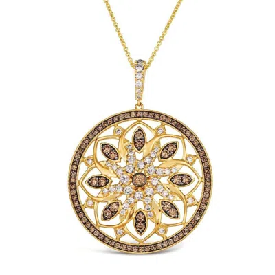 Le Vian Ladies Chocolate Diamonds Rings Set In 14k Honey Gold