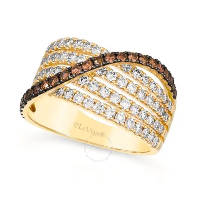 Le Vian Ladies Chocolate Diamonds Rings Set In 14k Honey Gold In Yellow