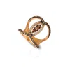Le Vian Ladies Chocolate Diamonds Rings Set In 14k Strawberry Gold In Pink/rose Gold Tone/gold Tone