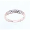 Le Vian Ladies Chocolate Ombre Rings Set In 14k Strawberry Gold In Pink/rose Gold Tone/gold Tone