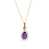 Le Vian Ladies Chocolate Shavings Necklaces Set In 14k Honey Gold In Yellow