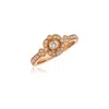 Le Vian Ladies Chocolate Solitaire Rings Set In 14k Strawberry Gold In Gold