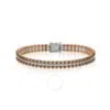 Le Vian Ladies Chocolatier Bracelets Set In 14k Tri Color Gold