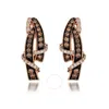 Le Vian 14k Strawberry Gold 0.57 Ct. Tw. Diamond Earrings In Pink/rose Gold Tone/gold Tone