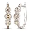 Le Vian Ladies Chocolatier Earrings Set In 14k Vanilla Gold In White
