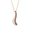 Le Vian Ladies Chocolatier Necklaces Set In 14k Strawberry Gold In Pink/rose Gold Tone/gold Tone