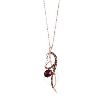 Le Vian Ladies Chocolatier Necklaces Set In 14k Strawberry Gold In Pink/rose Gold Tone/gold Tone