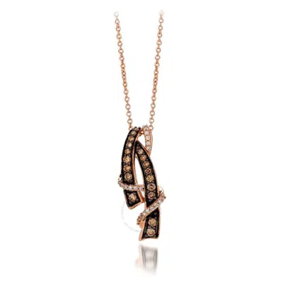 Le Vian Ladies Chocolatier Necklaces Set In 14k Strawberry Gold In Pink/rose Gold Tone/gold Tone