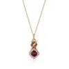 Le Vian Ladies Chocolatier Necklaces Set In 14k Strawberry Gold In Pink/rose Gold Tone/gold Tone